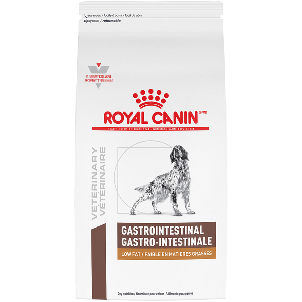 Bag of Royal Canin Gastrointestinal Low Fat Dry Dog Food