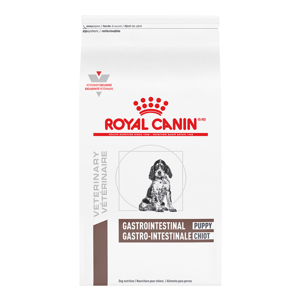Bag of Royal Canin Puppy Gastrointestinal Diet Dry Dog Food